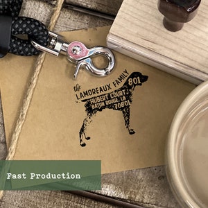 Aangepaste adresstempel hond retouradres, Duitse kortharige aanwijzer, zelfinktende en houten stempel, housewarmingcadeau, 20 hondenrassen
