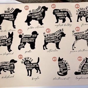 Personalized Dog Stamp, Return Address Dog Stamp, Custom Golden Retreiver Dog Gift, Self-Ink or Rubber Stamp image 2