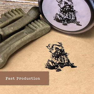 Customized Pet Photo Stamp - Personalized Dog or Cat Portrait Rubber Stamper - Handcrafted Pet Face Stamp for Animal Lovers