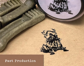 Custom Pet Portrait Stamp - Personalized Dog & Cat Rubber Stamper