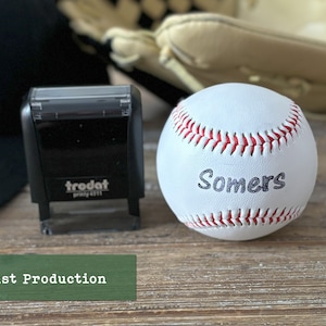 Baseball Stempel, benutzerdefinierter Teamstempel, personalisierter Stempel für Softball, Athletic League Stempel