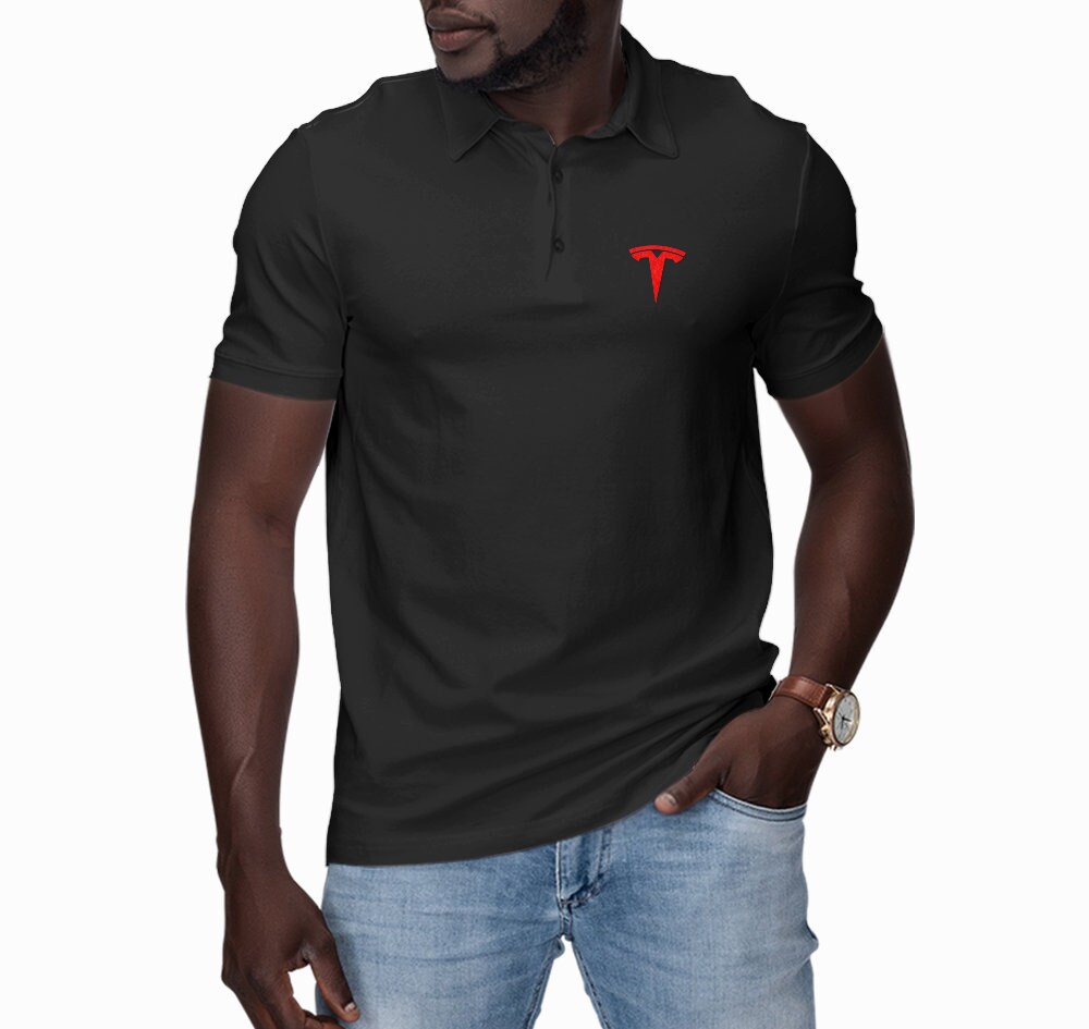 Tesla golf shirt Clearance