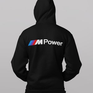 Zip up Sweatshirt Hoodie BMW Mpower - Etsy