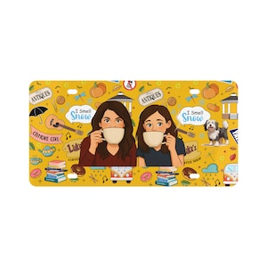 ギルモア・ガールズ ルーク・ダイナー・スターズ ホロウ・コーヒー・チャット ナンバープレート | コーヒーラバーズ グッズ