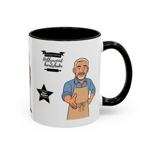 Great British Bake Off Characters Mug – GBBO Fan Gift – Funny Baking Show Cup – Gift for Bakers – Color Accent Coffee Mug 11oz 15oz