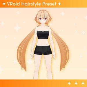 VROID Hairstyle Preset | Low Twin tails Hairstyle with PHYSICS | Cute |  vtuber model, Twitch, streaming, Vtuber | 3d model | VRchat |