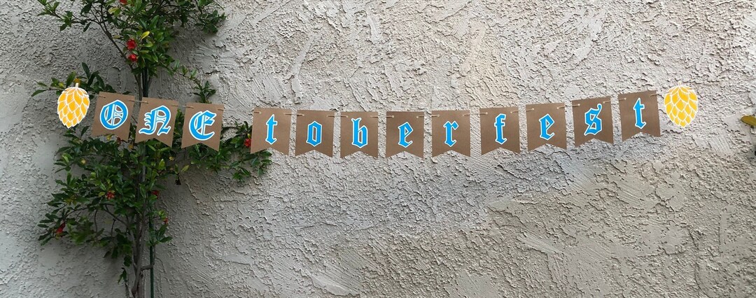 Onetoberfest, Oktwoberfest Banner. Oktoberfest Birthday Decor ...