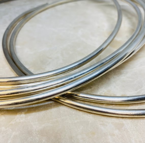 6 Gauge Sterling Silver Dead Soft Round Wire / 6 Gauge Wire 