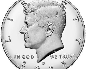 2023 S Silber PP Kennedy Half Dollar Münze 50c Cent