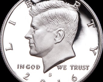 2016 s Silver Kennedy Half Dollar /non circulé /pièces d’épreuve/90% Argent