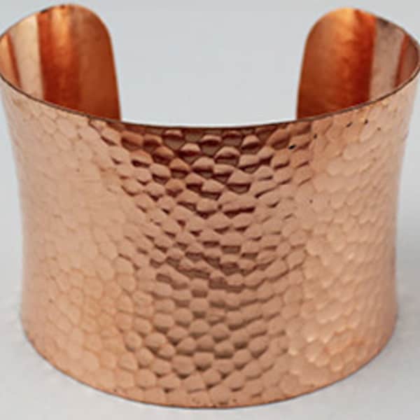 Wide 2” Copper Cuff Bracelet/ Handmade Copper  Cuff / Natural Copper / pure copper /hand made/hammer or plain/free shipping
