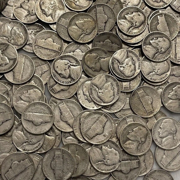 1942-1945 SILVER Wartime Nickels WTN  WWII