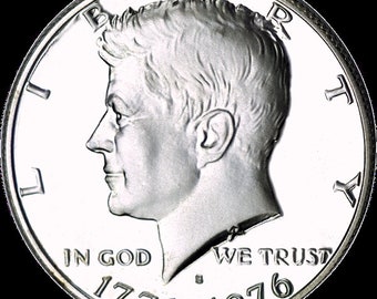 1776-1976 Kennedy Silver Half Dollar Proof - 40% Silver