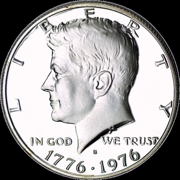 1776-1976 Kennedy Silver Half Dollar Proof - 40% Silver