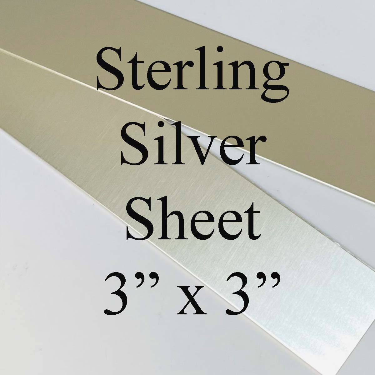 Bedrock Jewelry M6A0QXG 6x1 Solid Sterling.925 Silver Sheet, 28 Gauge Dead Soft, Made in USA