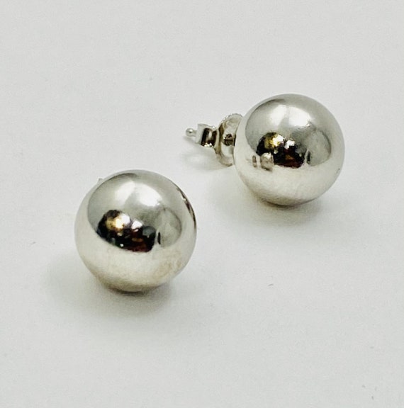 Solid Sterling Silver Ball Earrings / Simple Stud Earrings / Classic 925 Earrings / Silver Ball Earrings / 3mm, 4mm, 5mm, 7MM. 8mm and 10mm