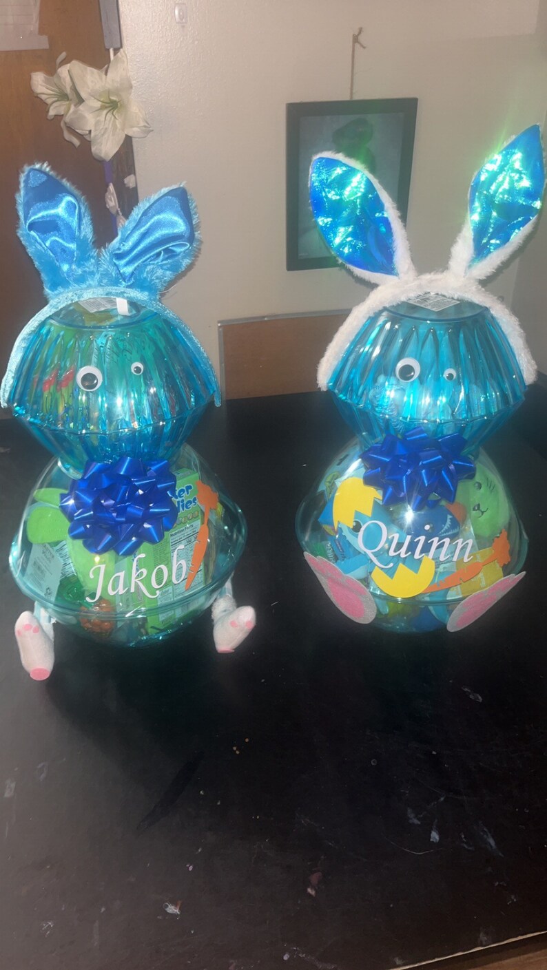 Giant Easter Bunny Baskets Etsy