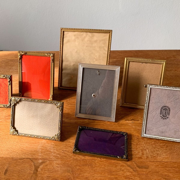 Customize Your Collection: Vintage Danish Frames, Convex Glass, Decor