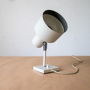 Vintage Jo Hammerborg Corda Wall Sconce: Danish Mid-Century Modern Steel Lamp