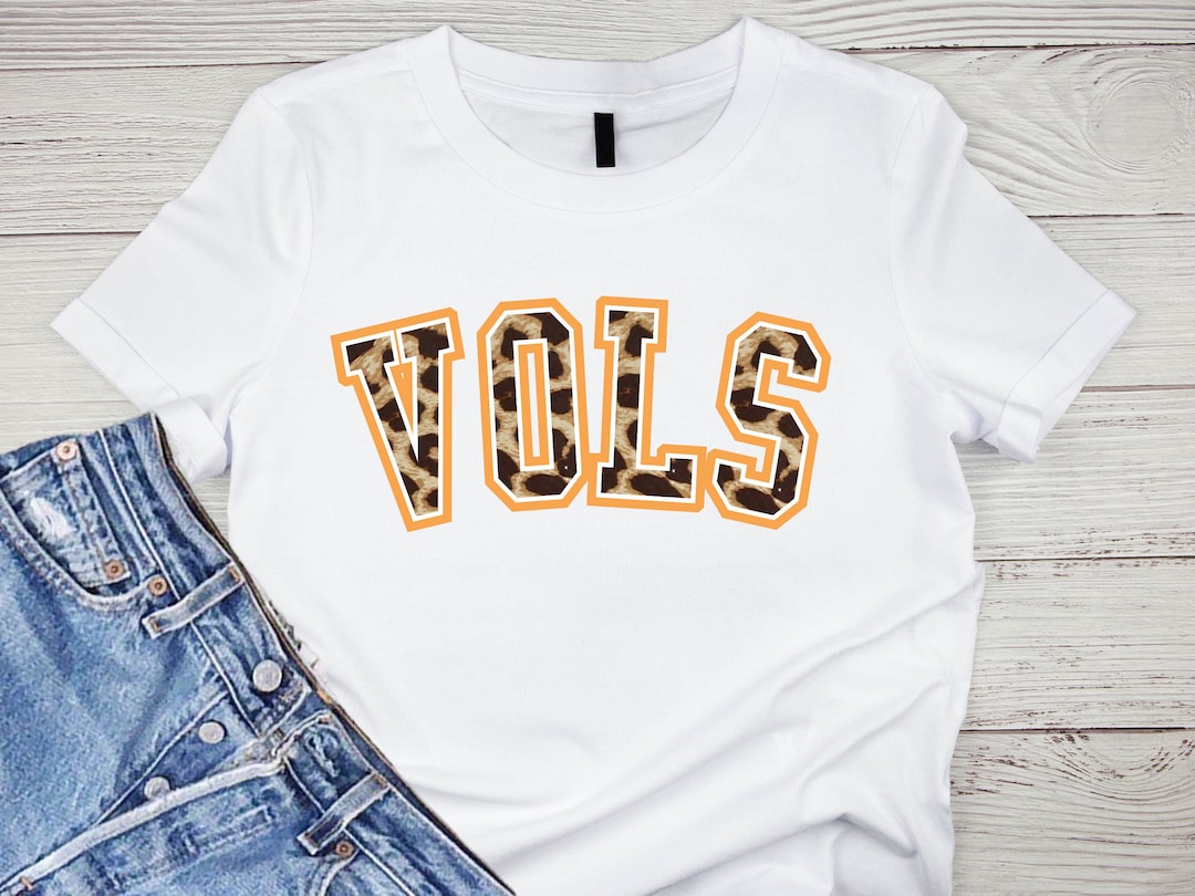 Vols Leopard Tee TN Vols Shirt Womens TN Vols Shirt Etsy