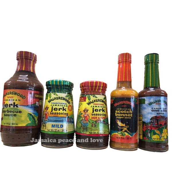 Jerk Sauce or Grill Sauce Jamaican Bundle