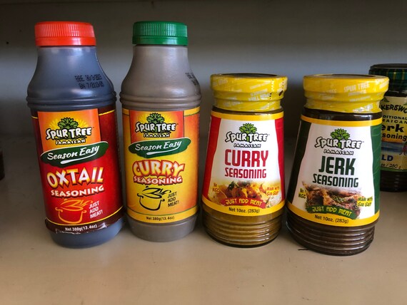 Jamaican Jerk Curry Oxtail Seasoning Combo Etsy UK