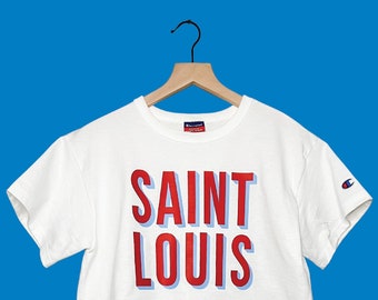 Saint Louis Cropped Shirt | St. Louis Cardinals Crop Top | STL Sports Tshirt
