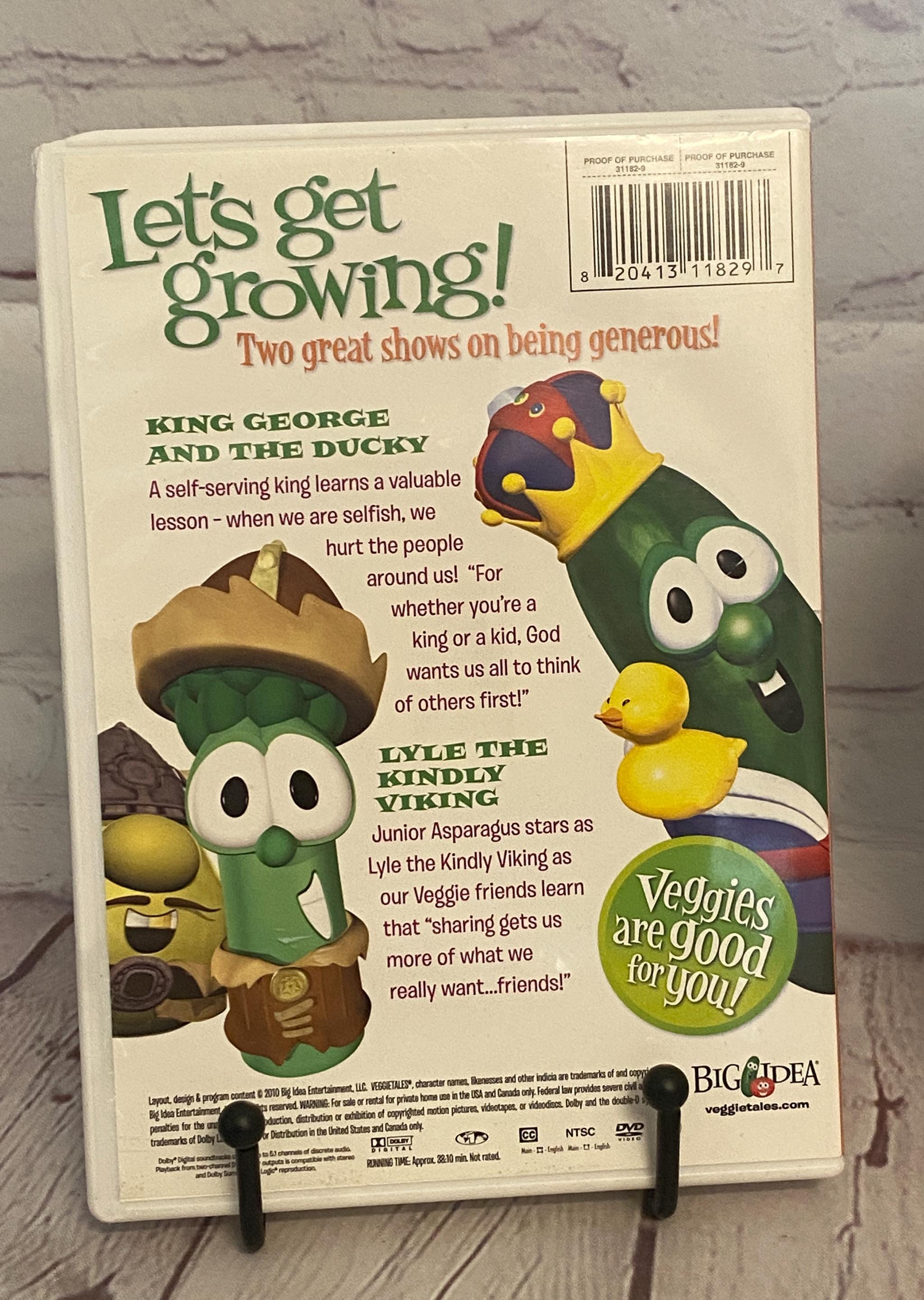 Veggietales VHS and DVD Bundle | Rack, Shack and Benny; Dave, Moe