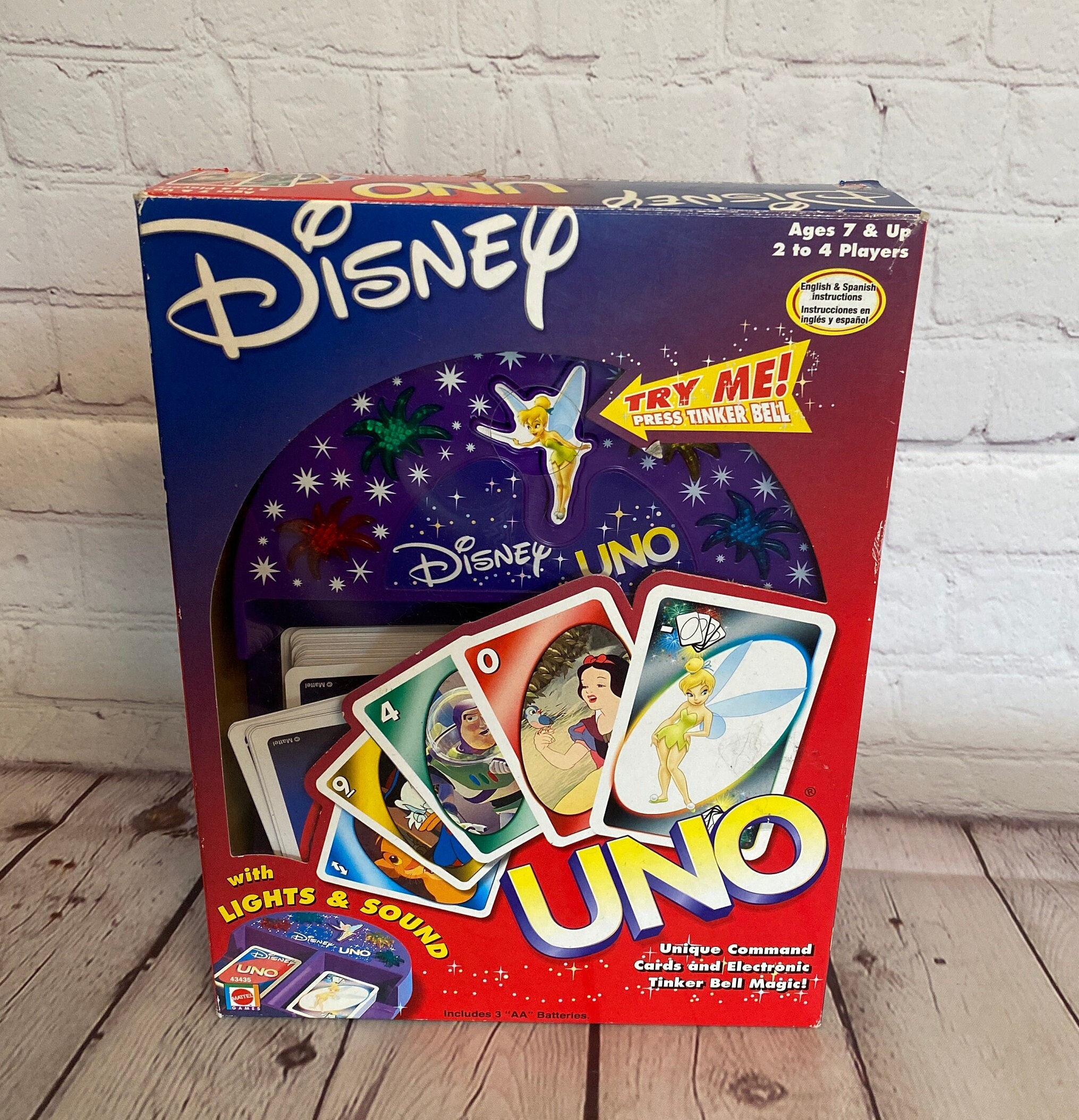  Mattel Games UNO Disney 100 Card Game for Kids, Adults & Family  Night, Storage & Travel Tin, Features Disney Characters, Anniversary  Collectible ( Exclusive) : Toys & Games