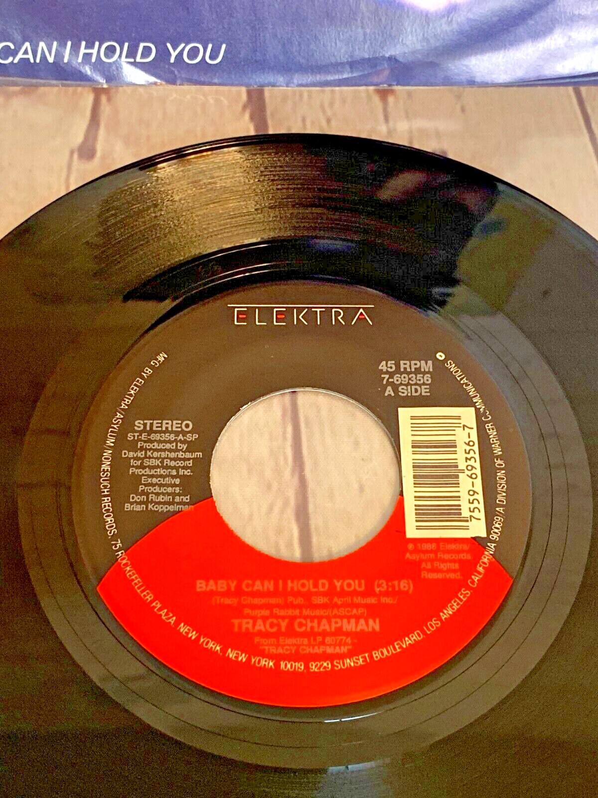 Baby can i hold you if not now by tracy chapman vinyl record by