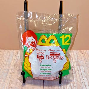 Disney Pixar Toy Story 2 &quot;Prospector&quot; McDonalds Happy Meal Toy #12 1999 | Never Opened | See Photos & Read Details