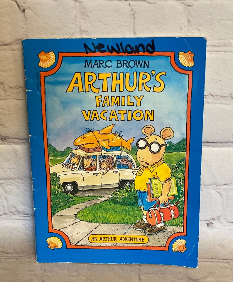 Arthur's Family Vacation by Marc Brown 1993 | Softcover Children's Book ...