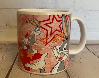 Vintage Bugs Bunny Coffee Mug | Warner Brothers 1997, 12 Fl Oz - Etsy