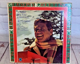A Merry "Hee Haw" Christmas From Buck Ownes and His Buckaroos | Double Vinyl Records by Capitol | 12" 33 RPM | See Photos & Read Details
