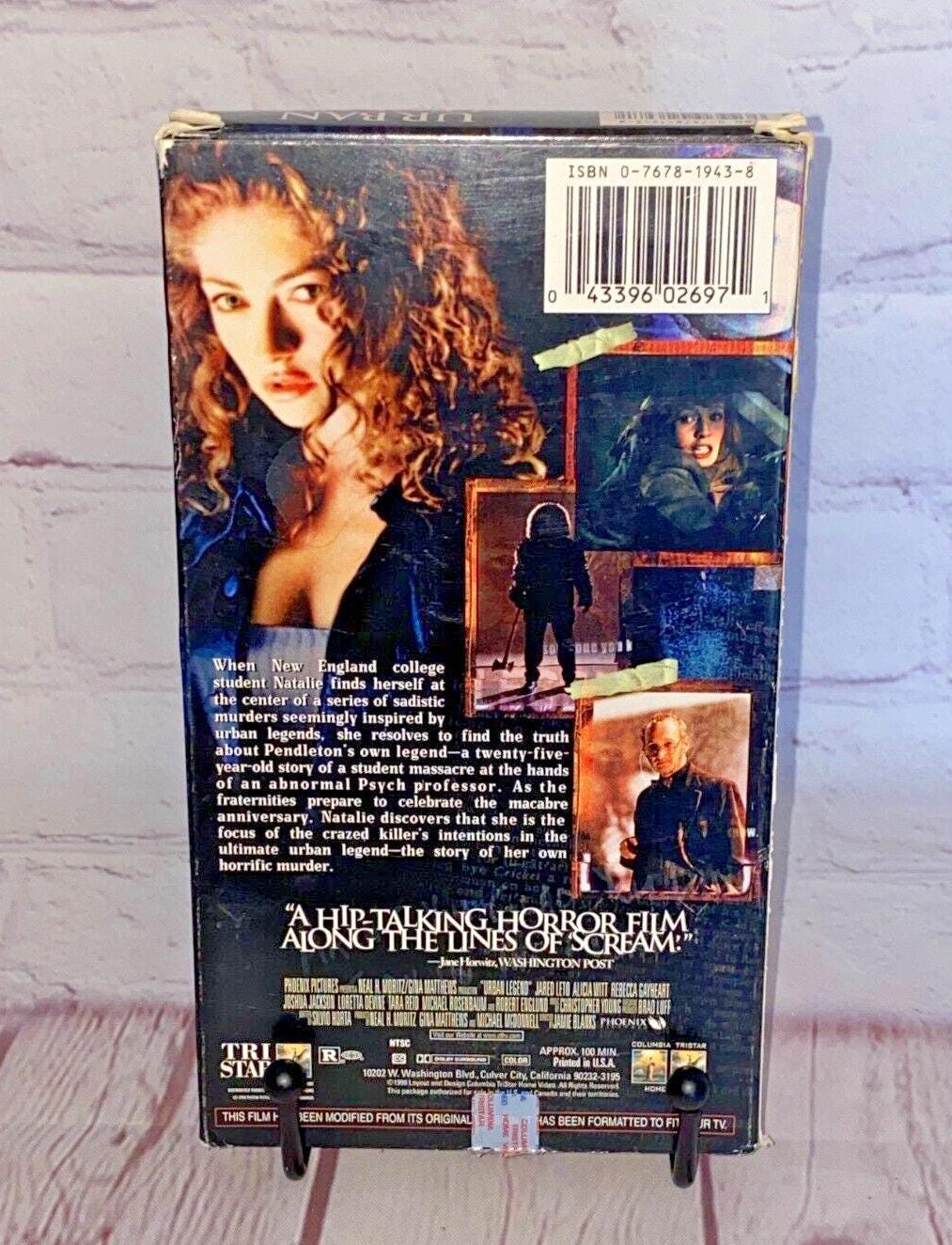 Urban Legend VHS by Tristar 1998 | Rated R | Running Time: 100