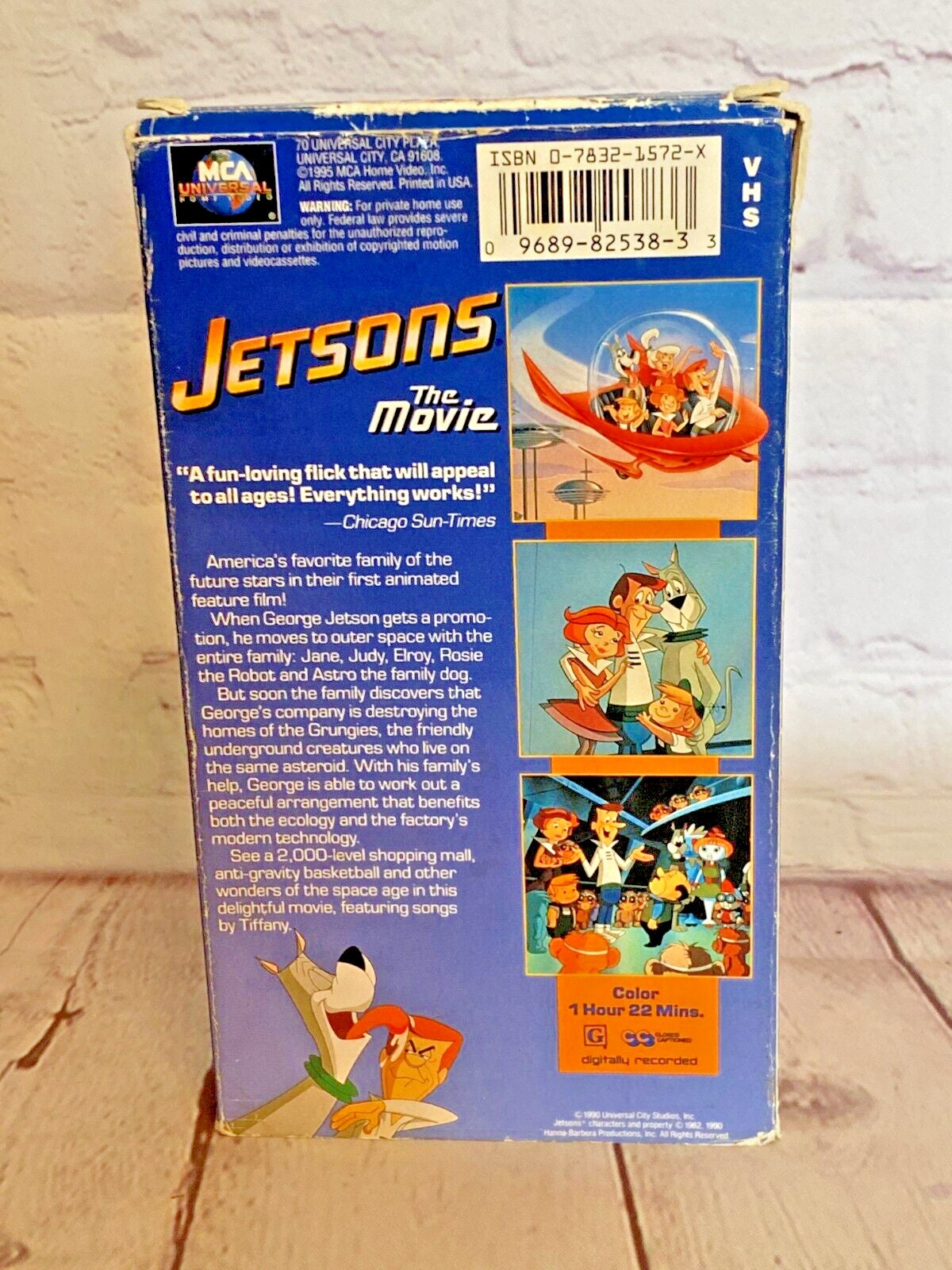 Opening To Jetsons The Movie 1990 Vhs Jetsons the Movie VHS by MCA Universal Home Video 1990 Rated G and