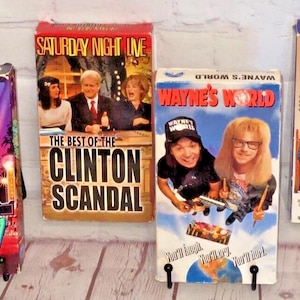 Saturday Night Live VHS Bundle | Billy Madison | Night at the Roxbury | Clinton Scandal | Wayne&#39;s World | See Photos & Read Details!