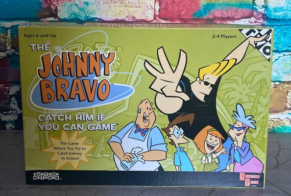 Johnny Bravo Catch Him If You Can Board Game Cartoon Network 