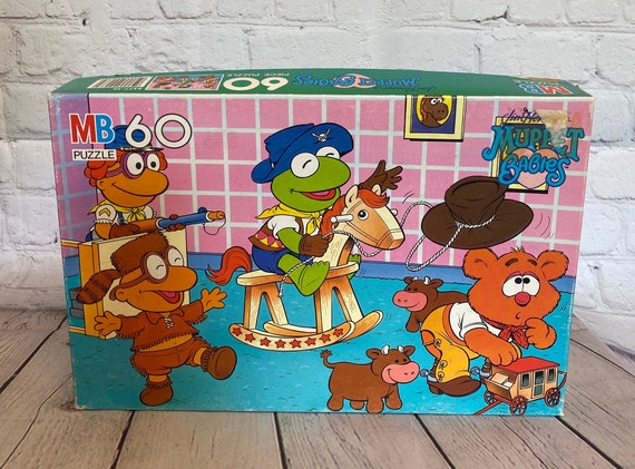 Jim Henson's Muppet Babies 60 Piece Puzzle by Milton Bradley 1989