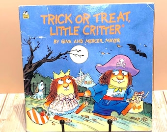Trick or Treat Little Critter by Gina and Mercer Mayer | Softcover Children's Book by Golden Books 1993 | See Photos and Read Details