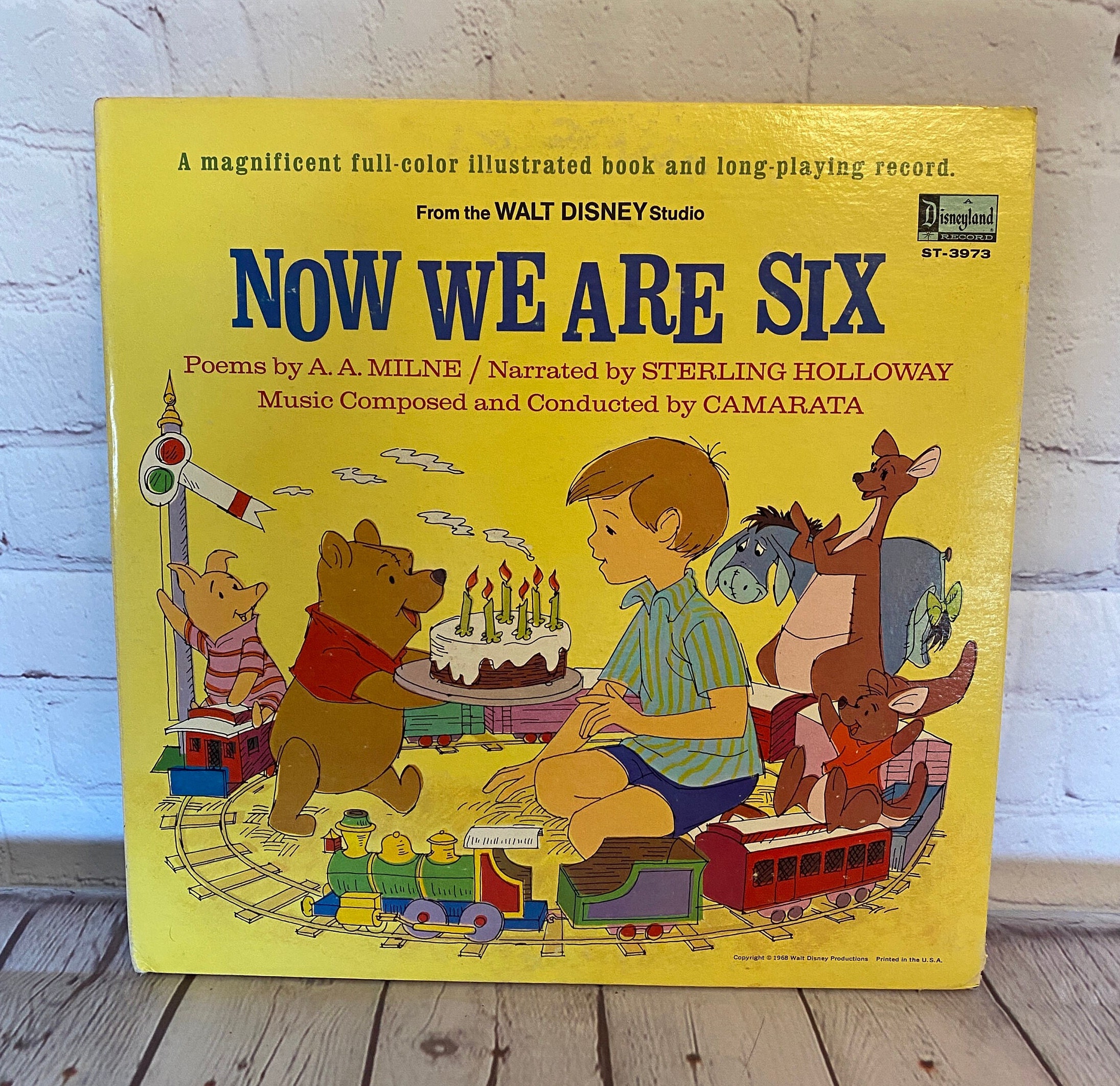 Winnie the Pooh Record - Etsy