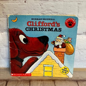 Clifford&#39;s Christmas by Norman Bridwell | Scholastic 1984 | Softcover Children&#39;s Book | Kid&#39;s Holiday Reading