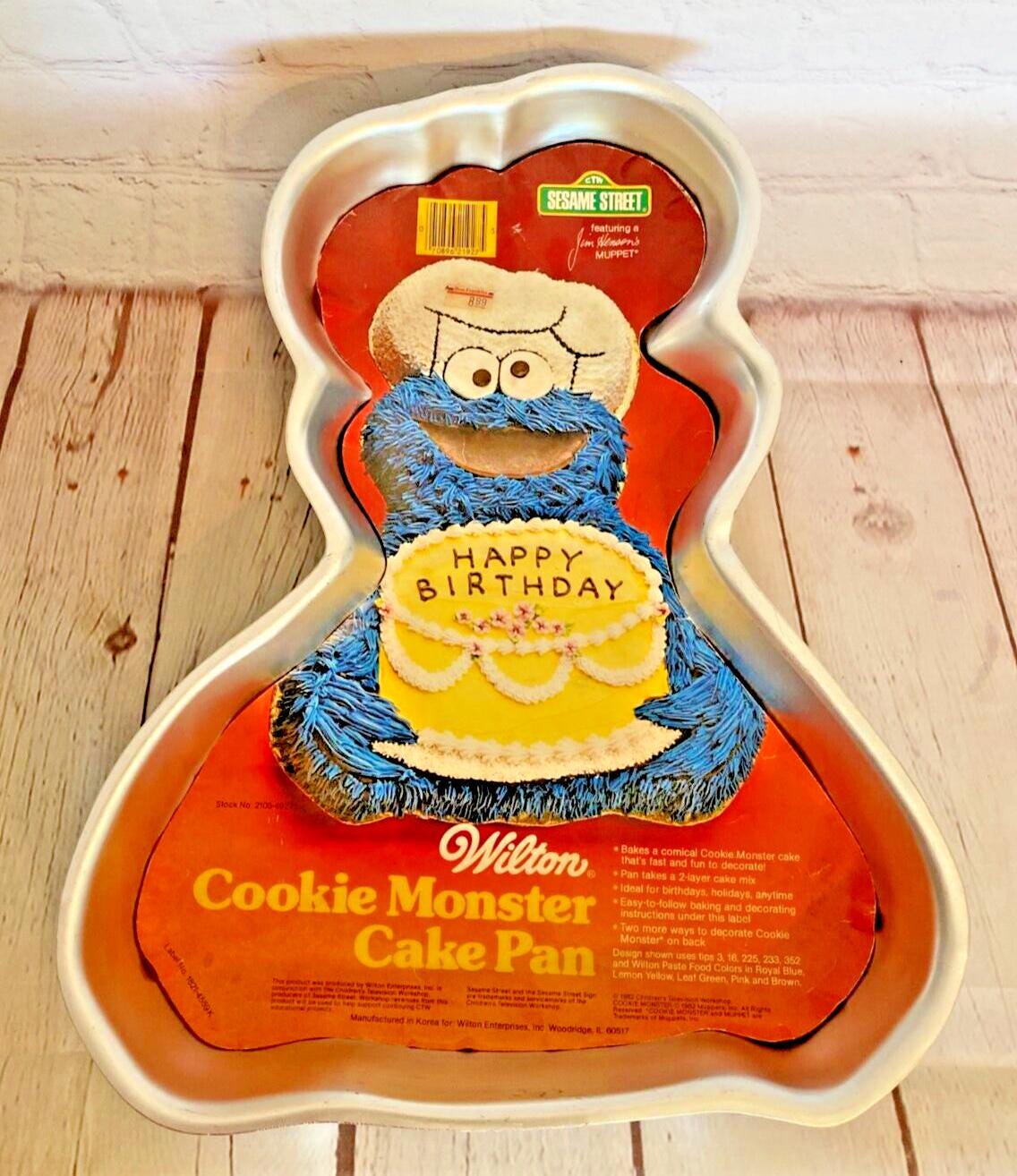 Wilton Cookie Monster Cake Pan Wilton Cookie Monster Cake Pan