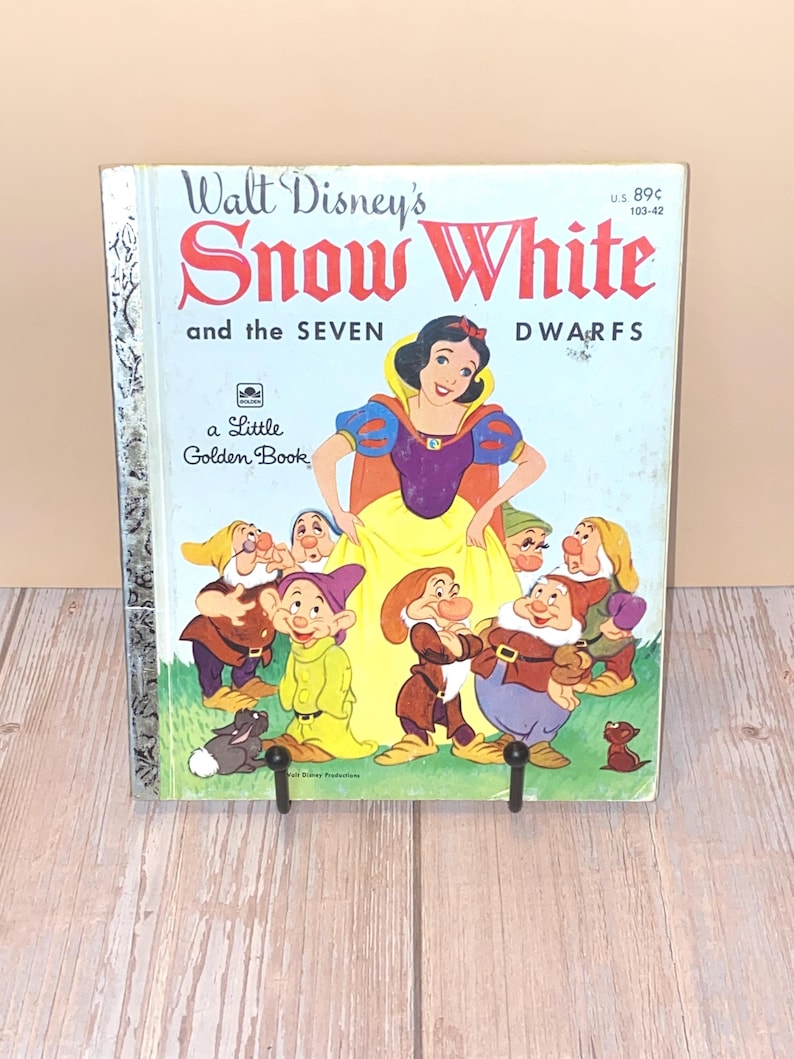 Walt Disney's Snow White and the Seven Dwarfs Little Golden Book - Etsy