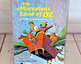 The Marvelous Land of Oz | A Sequel to The Wizard of Oz | By L. Frank Baum by Scholastic 1967 | See Photos & Read Details