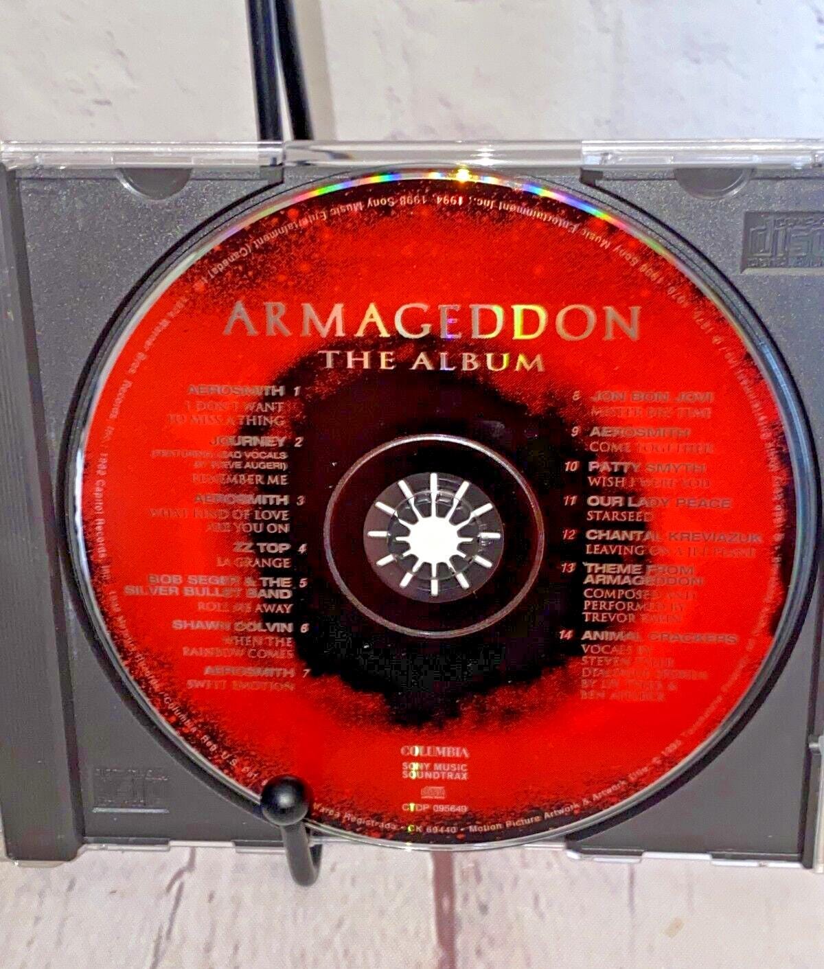 Armageddon the Album Soundtrack CD by Sony Music 1998 | See Photos