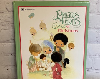 Precious Moments Christmas Book | 1990 Golden Book Hardcover