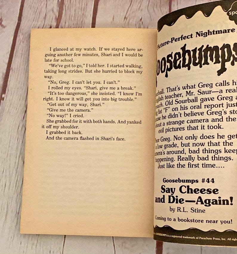 Goosebumps "the Beast From the East" Paperback Chapter Book by ...