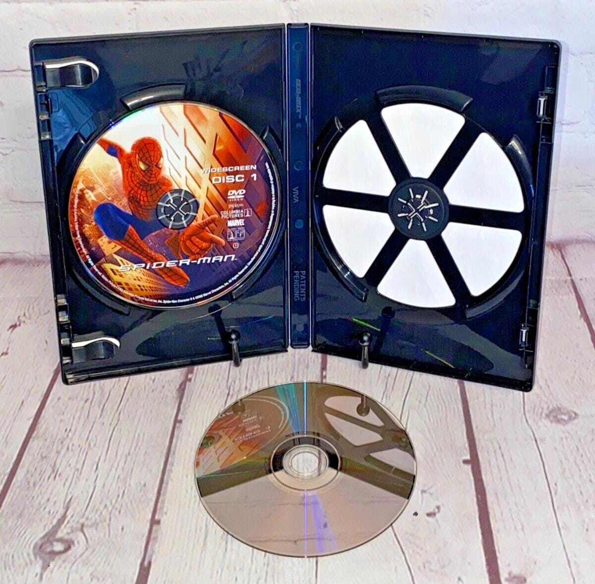 Spider-man DVD by Columbia Pictures 2002 | Rated PG-13 | Running