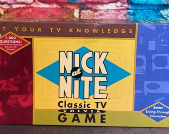 Nick at Nite Classic TV Trivia Game by Cardinal 1996 - Test Your TV Knowledge - 1000 Questions About Your Favorite Classic TV Shows!